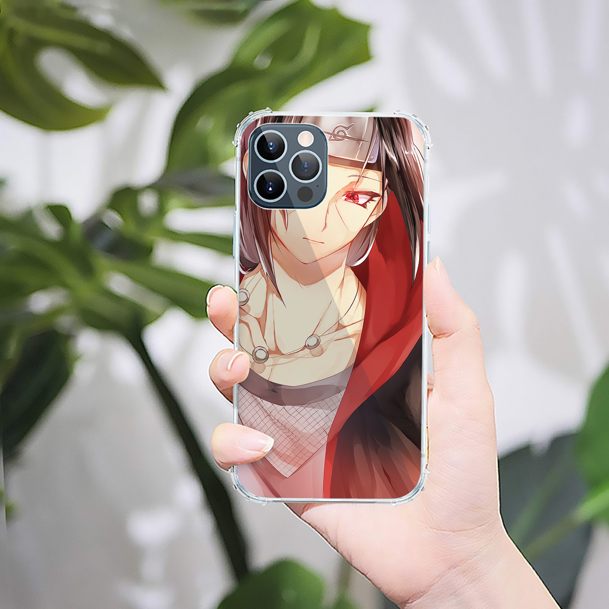 （画像用） NARUTO -ナルト- NARUTO -ナルト- 疾風伝 【iPhone 12シリーズ対応】透明スマホケース（クリアソフトケース）